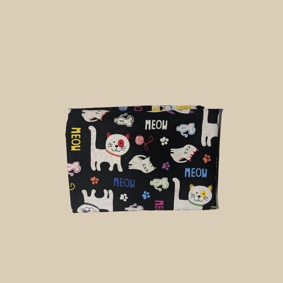 Cat Print Reusable & Foldable Shopping Bag - Picture 6 of 7